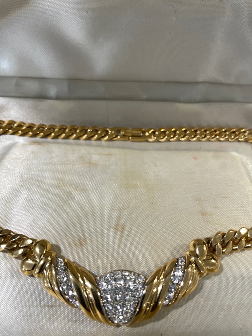 Nina Ricci Vintage Necklace with Swarovski Crystals